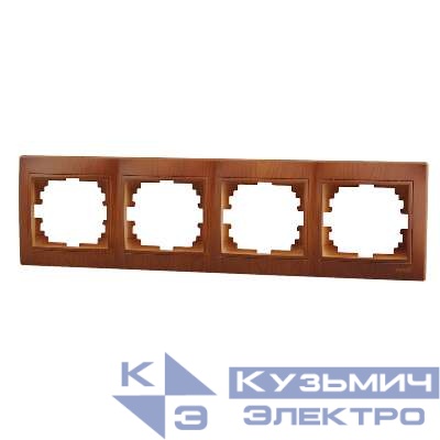 Рамка 4-м Mira горизонт. сосна LEZARD 701-0801-149
