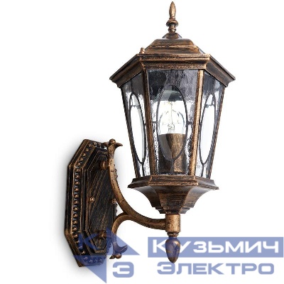 Светильник PL160 60Вт E27 230В садово-парковый черн. зол. FERON 11327