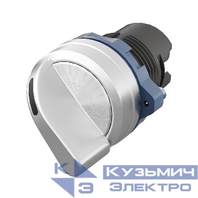 Головка переключателя на 2 положения с возвратом стандартная ручка алюм. черн. DKC M22S-M2A