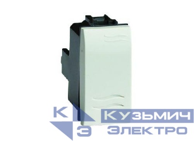Выключатель кнопочный 1-кл. 1мод. Brava 16А IP20 бел. DKC 76021B