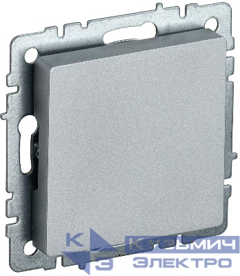 Заглушка c суппортом BRITE МЗ10-БрА механизм алюм. IEK BR-PL10-K47