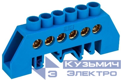 Шина нулевая в комб. DIN-изол. "Стойка" ШНИ-8х12-6-КС-С IEK YNN10-812-6DP-K07