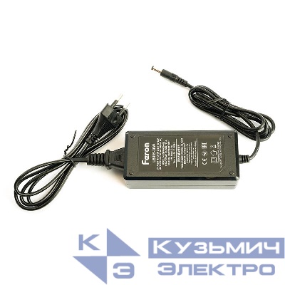 Трансформатор электронный для светодиодной ленты 30Вт 12В (драйвер) LB005 FERON 21489