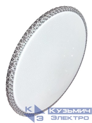 Светильник светодиодный Classic MYSTERY 36Вт 230В 4000К 2340лм 320х71мм настенно-потолочный серебро КОСМОС KCMist36W_4000
