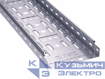 Лоток листовой перфорированный 300х50 L2000 сталь 0.8мм цинк-ламель DKC 35255ZL