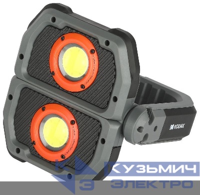 Фонарь-прожектор аккумуляторный рабочий RA-1001 25Вт LED+COB Li-ION 3.7В 4000мА/ч многофункциональный Powerbank IP44 KODAK Б0061029