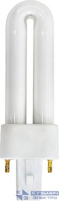 Лампа люминесцентная EST1 9Вт 1U/T4 6400К G23 230В 2P одноцокольная FERON 04278