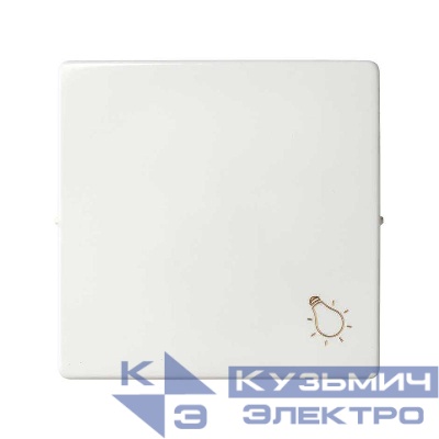 Клавиша с пиктограммой "лампа" для 75150-; 75152-39 Simon82/82Nature бел. 82018-30