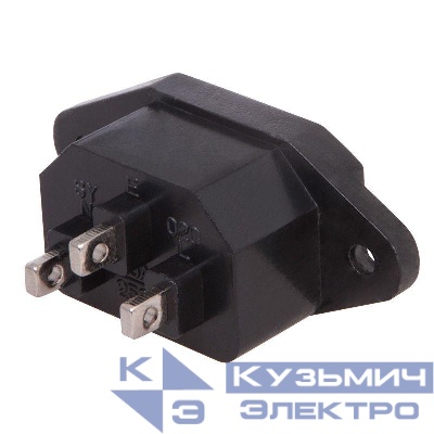 Штекер сетевой на корпус REXANT 11-0001