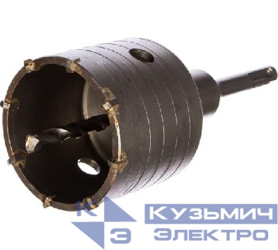 Коронка по бетону М22 d68мм в сборе (коронка + хвостовик + бур) SDS plus Вихрь 73/10/9/1