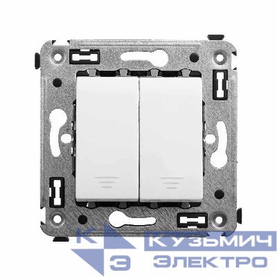 Кнопка 2-кл. СП "Avanti" "Белое облако" DKC 4400154