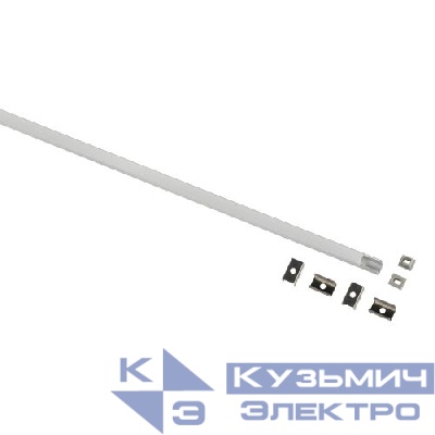 Комплект с накладным анодированным профилем 0709 7.8х9мм 2м Эра Б0062831