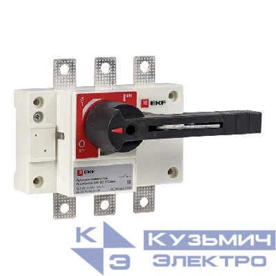 Рубильник-выключатель 3п 160А с рукояткой управления для прямой установки PowerSwitch PROxima EKF psds-160-3