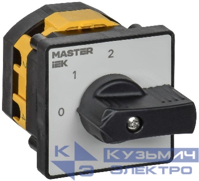 Переключатель кулачковый 10А (сх. 107) стандартная рукоятка IEK MI-CS10-010-107