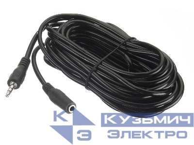 Удлинитель для наушников гнездо 3.5 мм стерео-штекер 3.5 мм стерео (7м), NETKO Optima