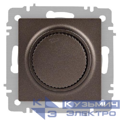 Светорегулятор поворотный СП Accent 6-401-08 600Вт 230В IP20 бронза Intro Б0063684