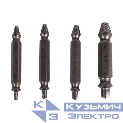 Набор экстракторов для шурупов Профи Kranz KR-12-6703
