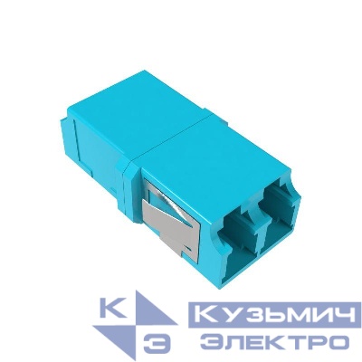 Адаптер LC/UPC-Duplex TOP Senior/Senior SC-footprint ОМ3 бирюз. DKC RNFA53DLC
