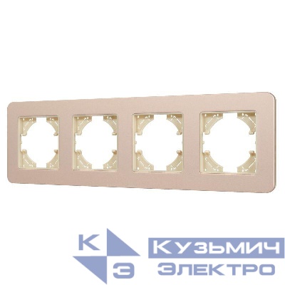 Рамка 4-м FRM-AKIRY-SFAL-4-GD алюм. Arlight 049745