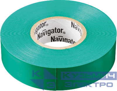 Изолента ПВХ 15мм (рул.10м) зел. NIT-B15-10/G Navigator 71232