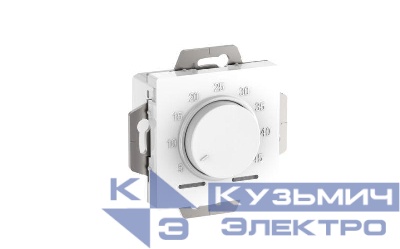 Термостат теплого пола электронный AtlasDesign 10А с датчиком механизм лотос SE ATN001335