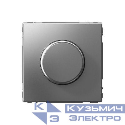 Светорегулятор поворотно-нажимной (диммер) ArtGallery LED RC 400Вт механизм сталь SE GAL000923