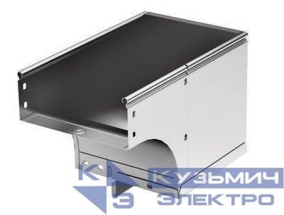 Угол для лотка вертикальный внешний левый 90град. 600х50 CDSS 90 в компл. с крепежн. элемент. DKC 37657K