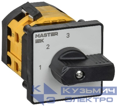 Переключатель кулачковый 10А (сх. 82) стандартная рукоятка IEK MI-CS10-010-082