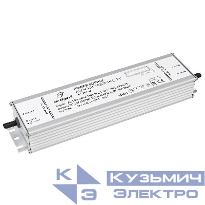 Блок питания ARPV-UH-50320-PFC-FV 24В 240Вт 36-48В 320Вт 10А IP67 метал. Arlight 055740