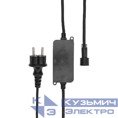 Контроллер для гирлянд Сеть и Твинкл с радиопультом черн. Neon-Night 217-204