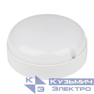Светильник светодиодный ULW-Q223 12W/4000K IP65 White Круг 12Вт 4000К IP65 d135мм промышленный накладной влагозащ. опал. рассеив. бел. Volpe UL-00004565