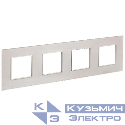 Рамка 4-м SKANDY SK-F24Sh стекло шампань IEK SK-M42-G-K37