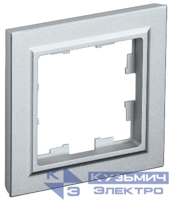 Рамка 1-м BRITE РУ-1-БрА алюм. IEK BR-M12-K47