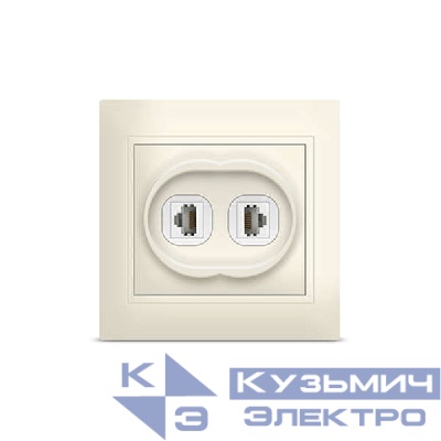 Розетка компьютерная 2-м Севиль сл. кость UNIVersal Б-С1086