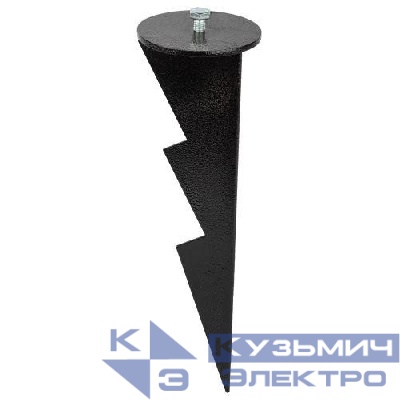 Держатель грунтовый ДГ-02 для прожекторов черн. для крепления в грунт ЭРА Б0057536