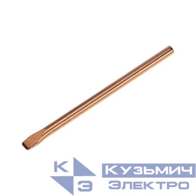 Жало медное d3.8 для паяльников 25Вт (тип: клин) Rexant 12-9941