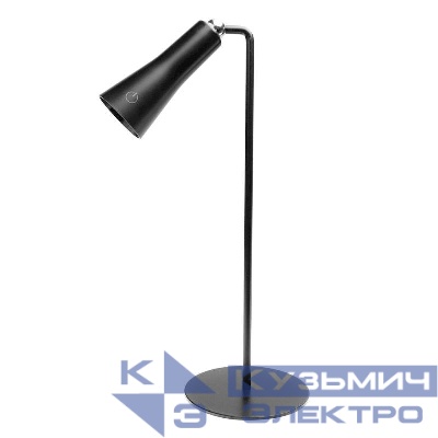 Светильник настольный UF-826 C02 6Вт 6000К 3 уровня яркости 4в1 трансформер черн. Ultraflash 15722