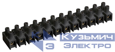 Колодка клеммная ЗВИ-150 н/г 16-35кв.мм 12 пар черн. IEK UZV5-150-35