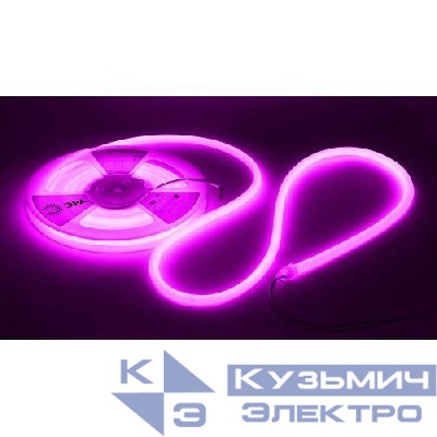 Лента светодиодная LS2835-9.6-120-24-V-IP68-5м 24В термостойкая для бани в комплекте: 2 заглушки; 10 крепежей фиолет. (уп.5м) Эра Б0062357