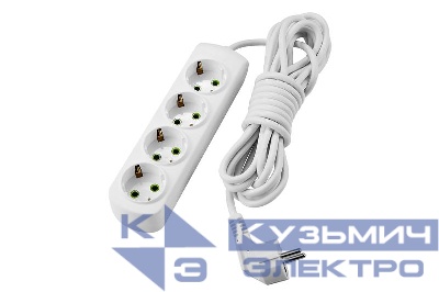 Удлинитель 4х3м с заземл. Letitia LEZARD 721-0403-401