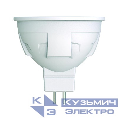 Лампа светодиодная LED-JCDR 6W/NW/GU5.3/FR/DIM PLP01WH Uniel UL-00003989