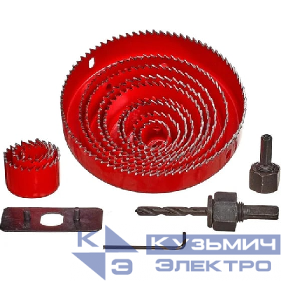 Diamond Industrial Набор коронок по дереву 19-127 мм (16 предметов) усиленный Diamond Industrial