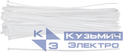 Хомут для проводов 4.8х400мм нейлон. (уп.100шт) MOS 60257М