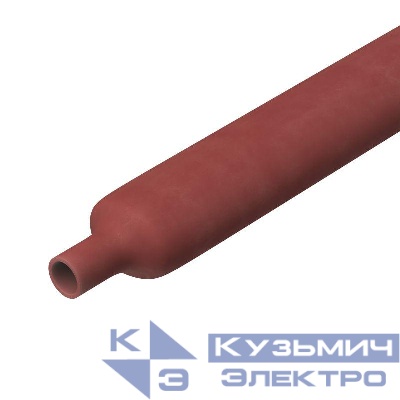 Трубка термоусаживаемая самозатухающая 38.1/19.1мм корич. DKC TN2PC201381V0BR