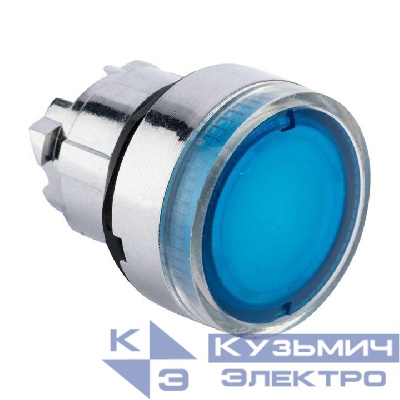 Механизм кнопки исполнительный XB4 син. плоский возвратный без фиксации с подсветкой PROxima EKF XB4BW-B
