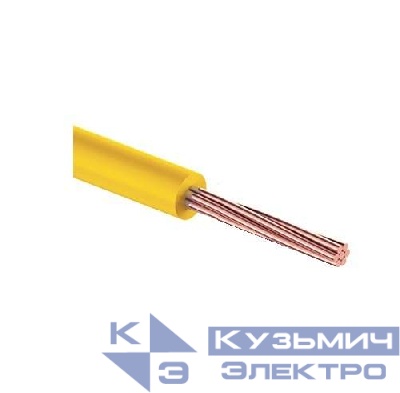Провод ПГВА 0.75 Ж бухта (м) Rexant 01-6502