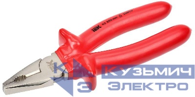 Пассатижи диэлектрические Profi 200мм 1000В ARMA2L 3 IEK A2L3-PL20-K2-200