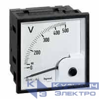 Амперметр аналоговый 0-5А 4мод. квадрат. Leg 014601