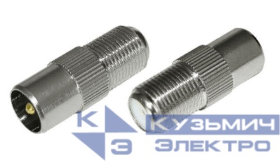 Переходник гнездо F-штекер TV Rexant 05-4303