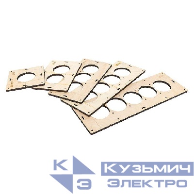 Комплект шаблонов для подрозетников d68мм Expert EKF sh-d68-k